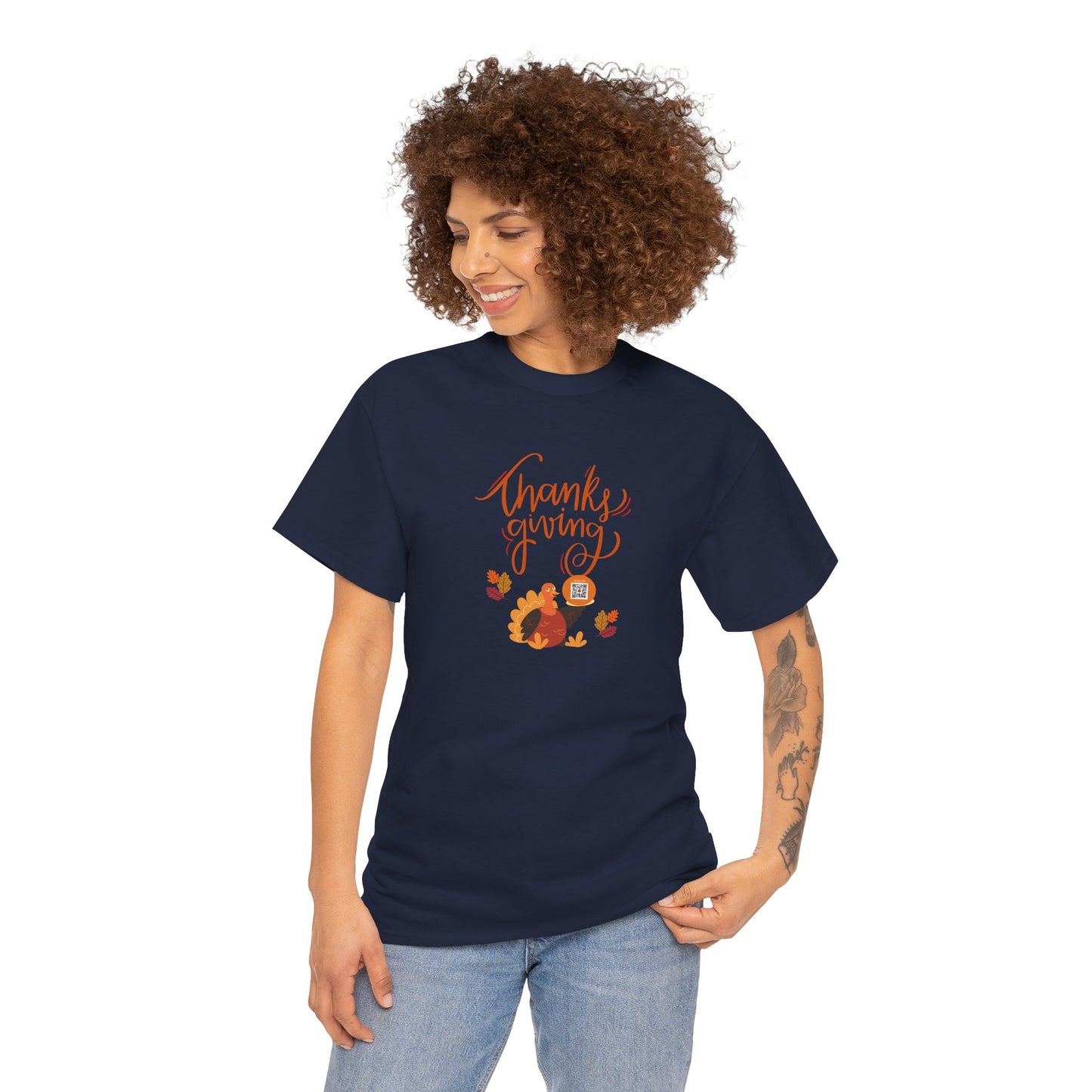 Autumn Gratitude QR Tee
