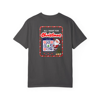 Unisex Christmas Spirit Garment-Dyed Shirt