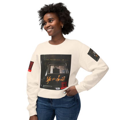 AJ custom BIG Unisex Lightweight Crewneck Sweatshirt