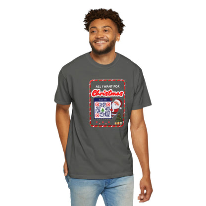 Unisex Christmas Spirit Garment-Dyed Shirt