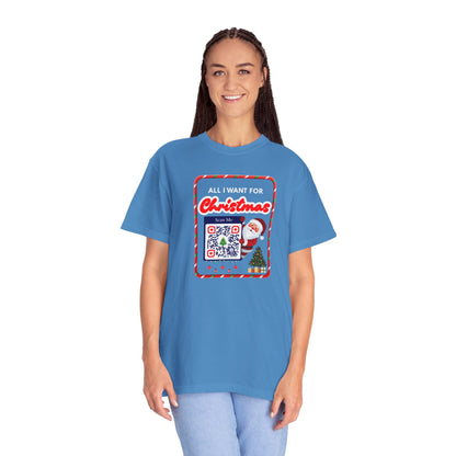 Unisex Christmas Spirit Garment-Dyed Shirt