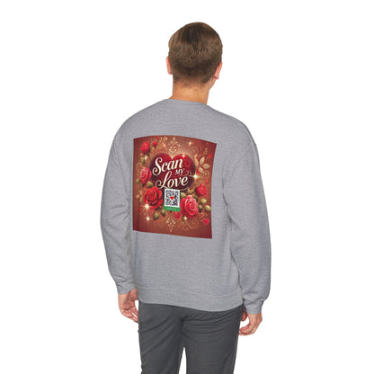 Scan My Love - Unisex Heavy Blend™ Crewneck Sweatshirt