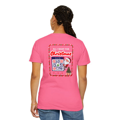 Unisex Christmas Spirit Garment-Dyed Shirt