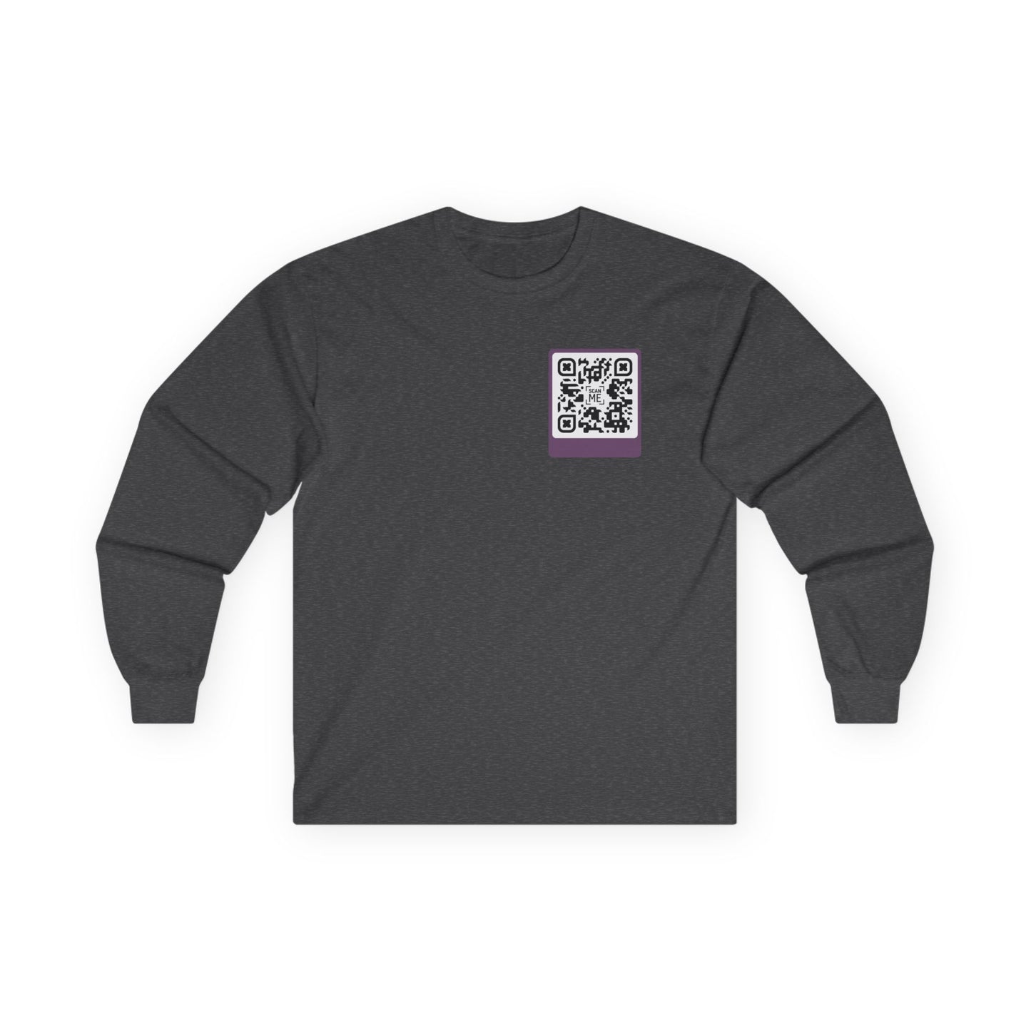 QR Long Sleeve Tee - Scannable 'Awesome'