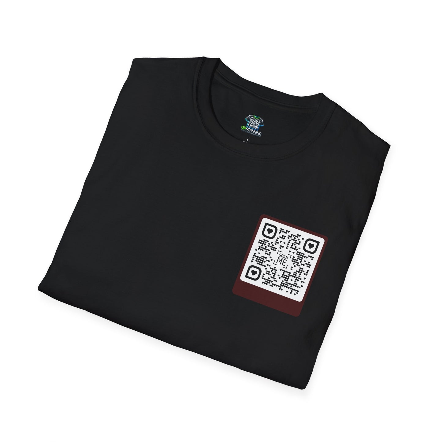 Scannable ‘Spread Love’ QR Code T-shirt