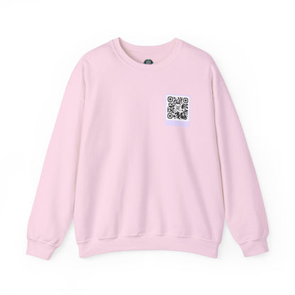 Scannable 'Someone Loves You' QR Crewneck Sweatshirt