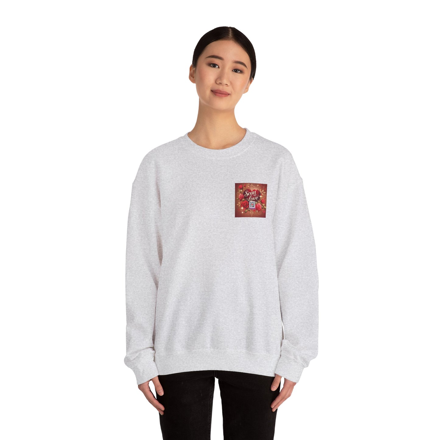 Scan My Love - Unisex Heavy Blend™ Crewneck Sweatshirt