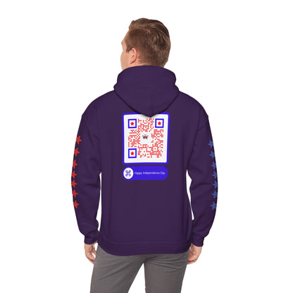 United & Unstoppable – 4th of July QR Hoodie