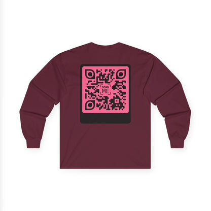 Scannable 'Someone Loves You' QR Long Sleeve Tee