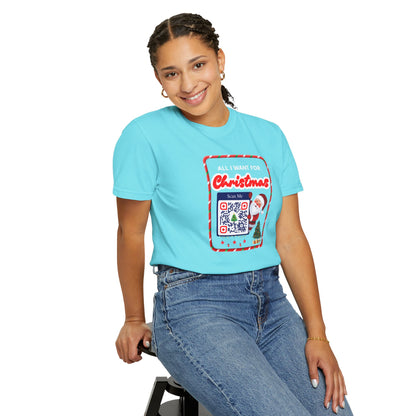 Unisex Christmas Spirit Garment-Dyed Shirt