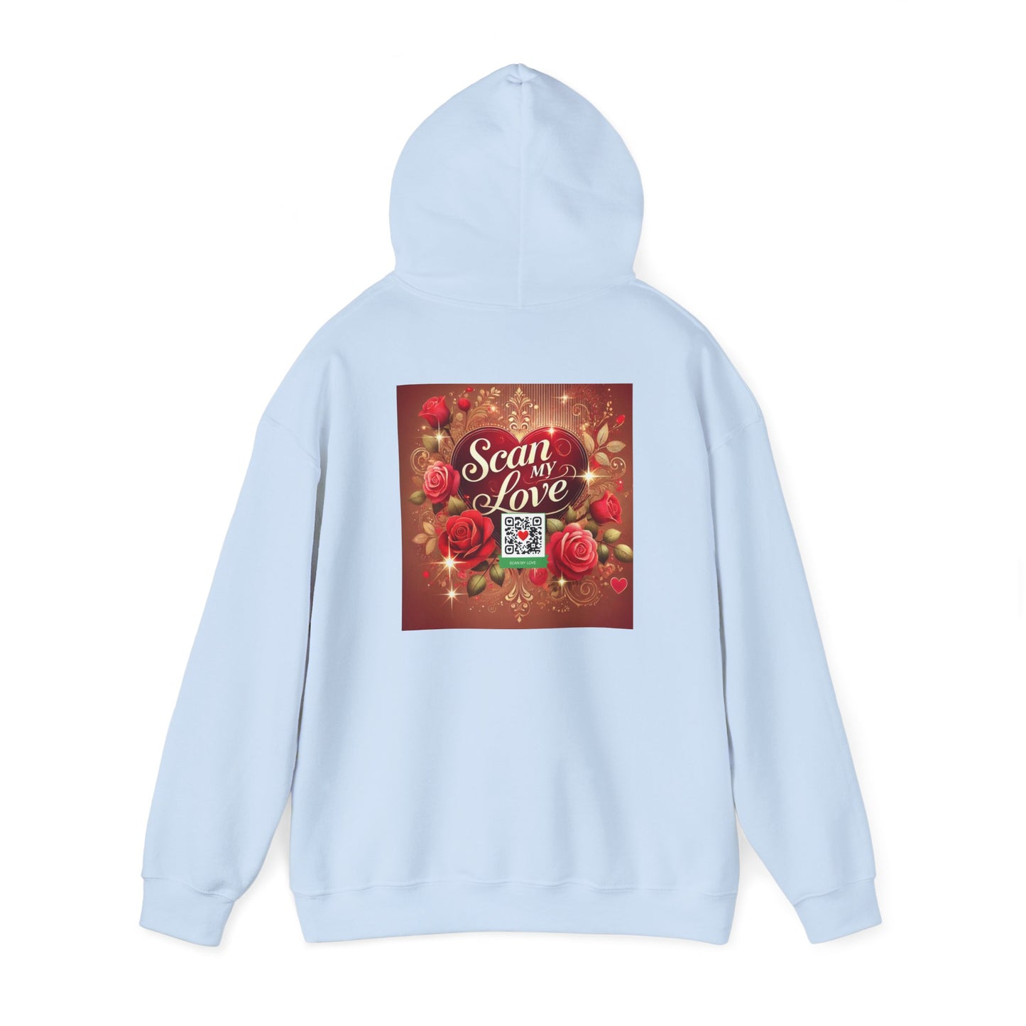 Scan My Love - Unisex Heavy Blend™ Hooded Sweatshirt