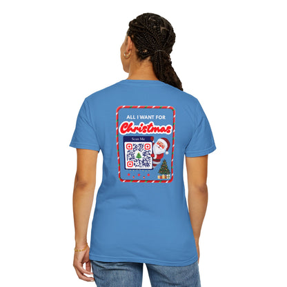 Unisex Christmas Spirit Garment-Dyed Shirt