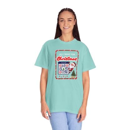Unisex Christmas Spirit Garment-Dyed Shirt