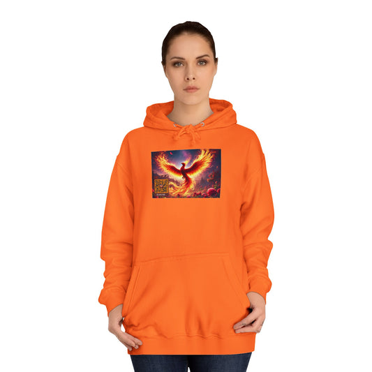 QR Custom "Phoenix" Unisex College Hoodie