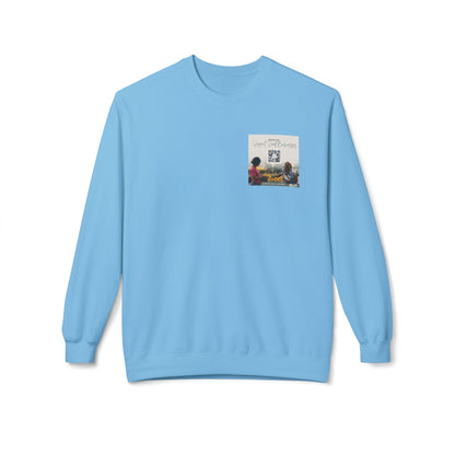 Support Small Business - Unisex Midweight Softstyle Fleece Crewneck Sweatshirt