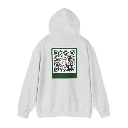 Scannable 'Someone Loves You' QR hoodie