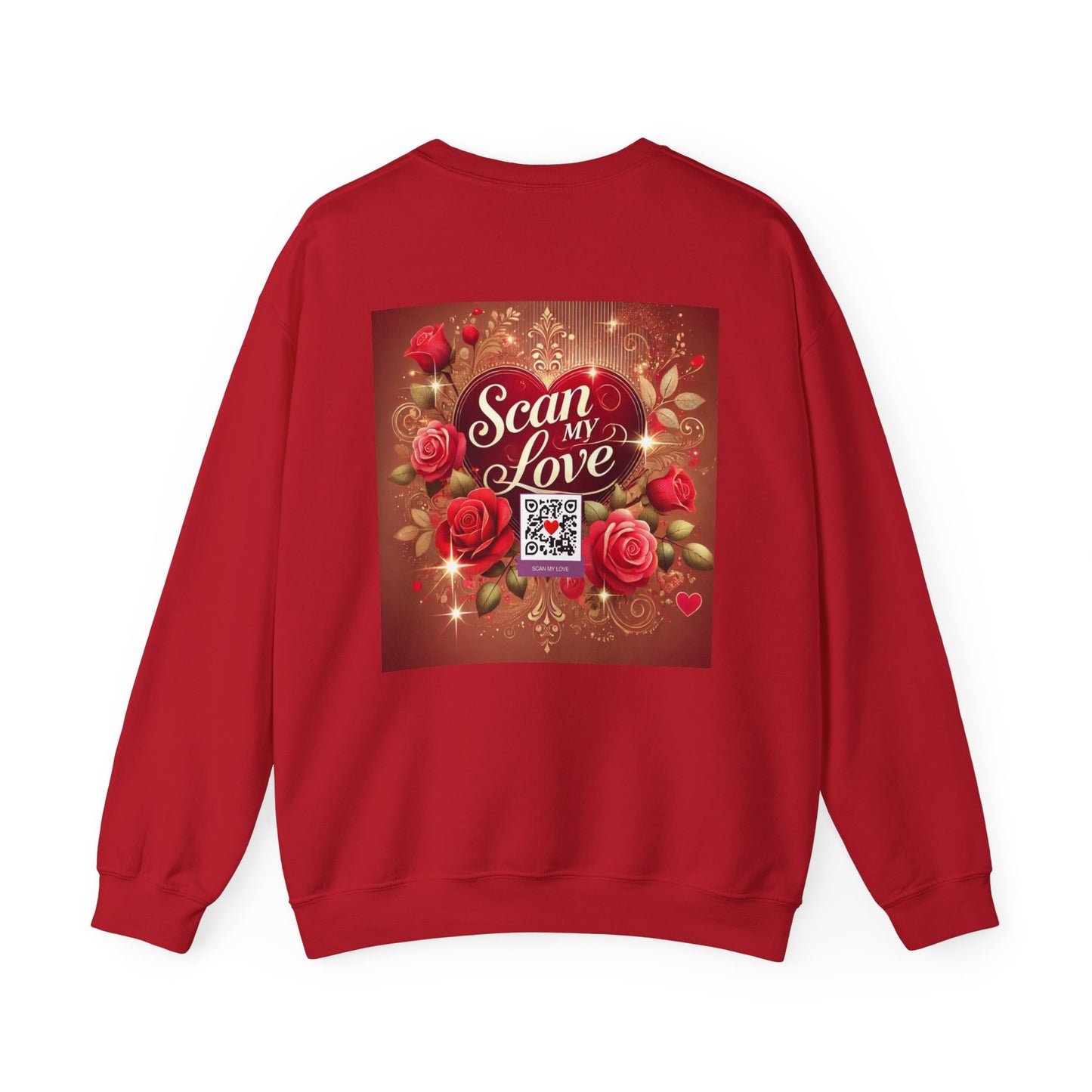 Scan My Love - Unisex Heavy Blend™ Crewneck Sweatshirt