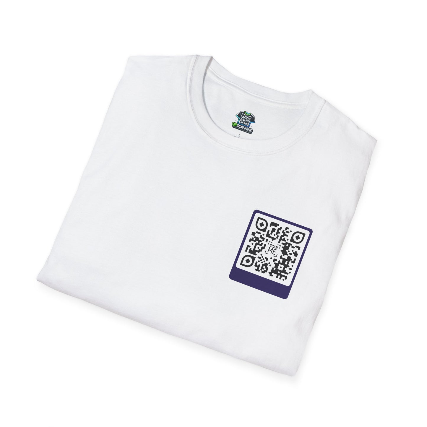 QR Tee shirt - Scannable 'Awesome' Design