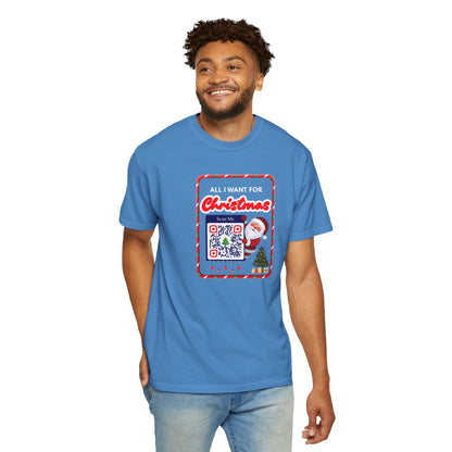 Unisex Christmas Spirit Garment-Dyed Shirt