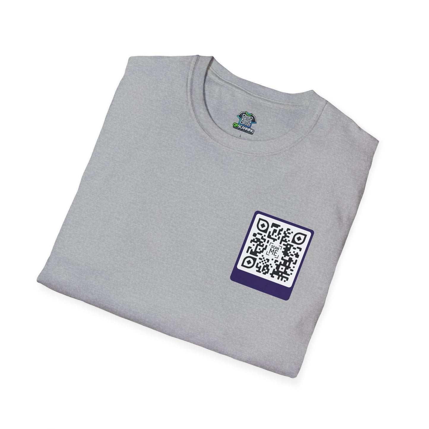 QR Tee shirt - Scannable 'Awesome' Design