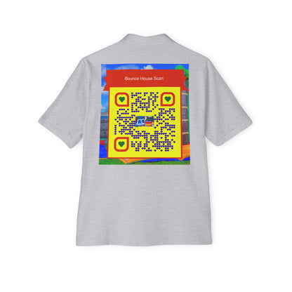 QR Custom "Sflo Bros Bounce house" Men's Piqué Polo