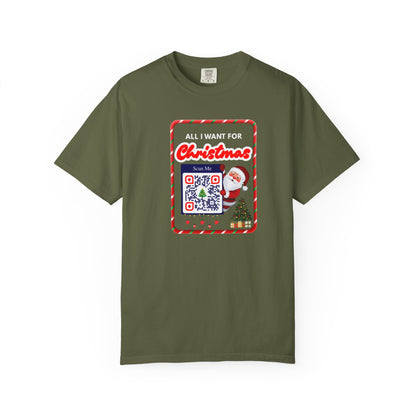 Unisex Christmas Spirit Garment-Dyed Shirt