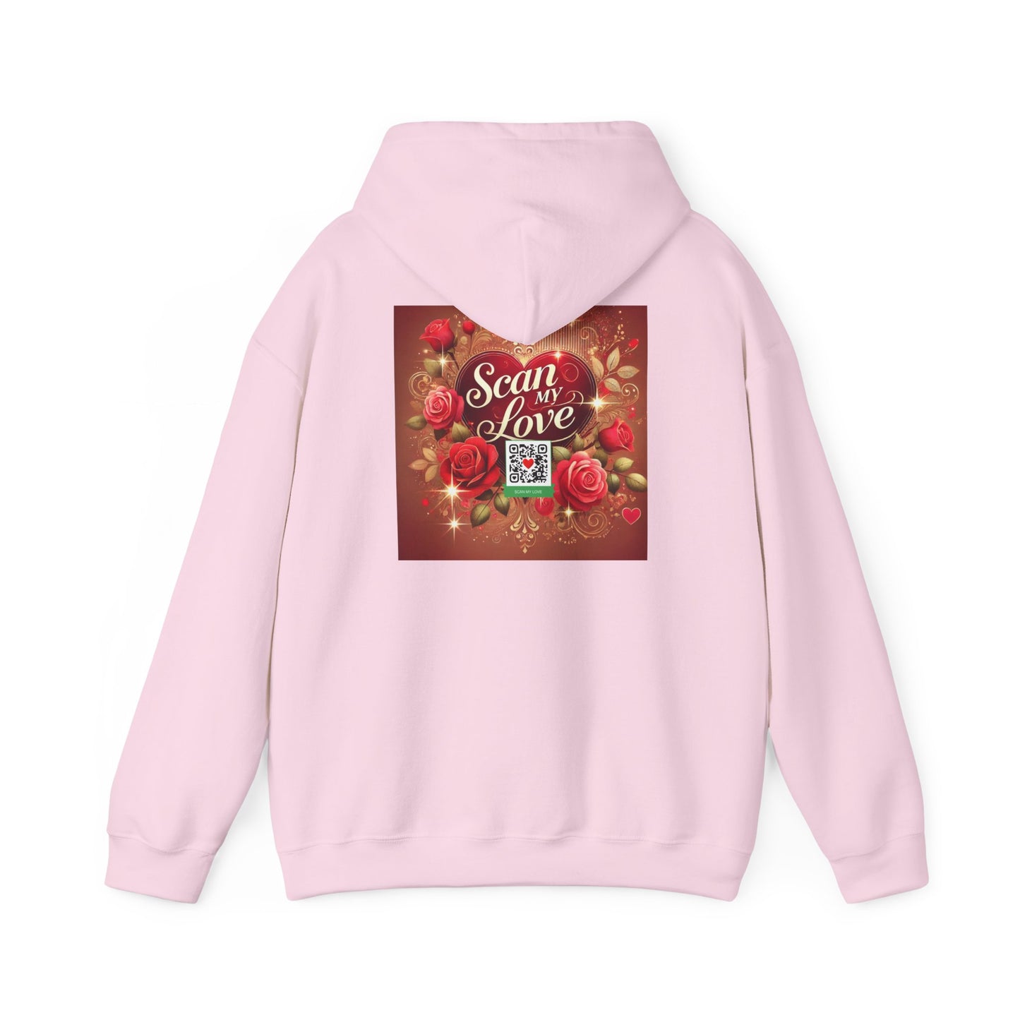 Scan My Love - Unisex Heavy Blend™ Hooded Sweatshirt