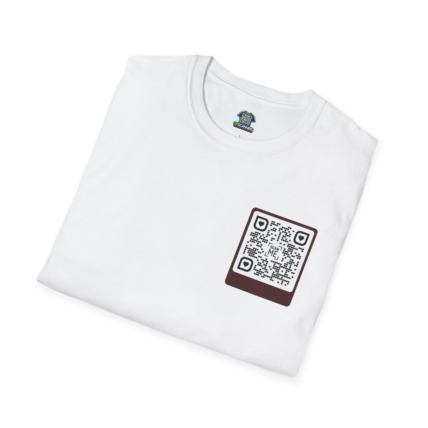 Scannable ‘Spread Love’ QR Code T-shirt