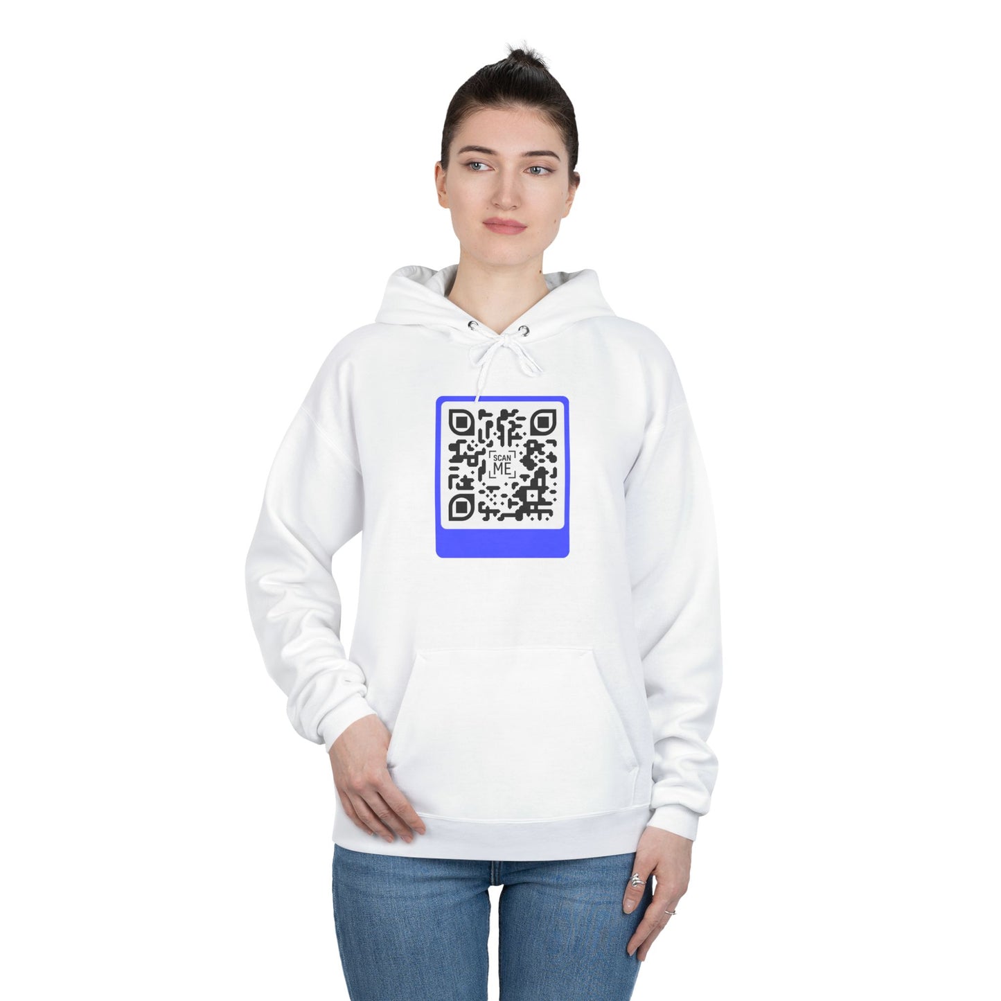 Scannable 'Smile' QR Code Hoodie