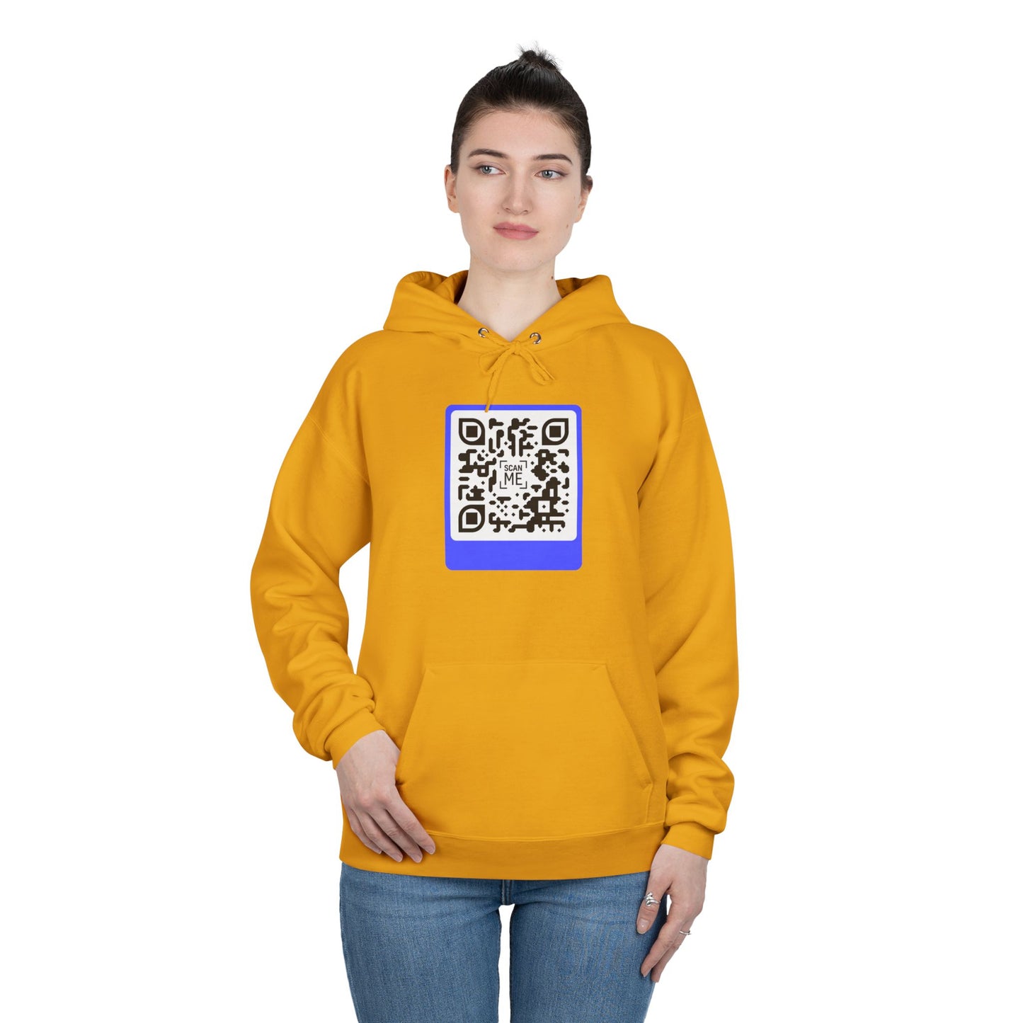 Scannable 'Smile' QR Code Hoodie