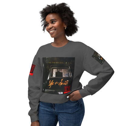 AJ custom BIG Unisex Lightweight Crewneck Sweatshirt
