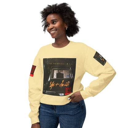 AJ custom BIG Unisex Lightweight Crewneck Sweatshirt