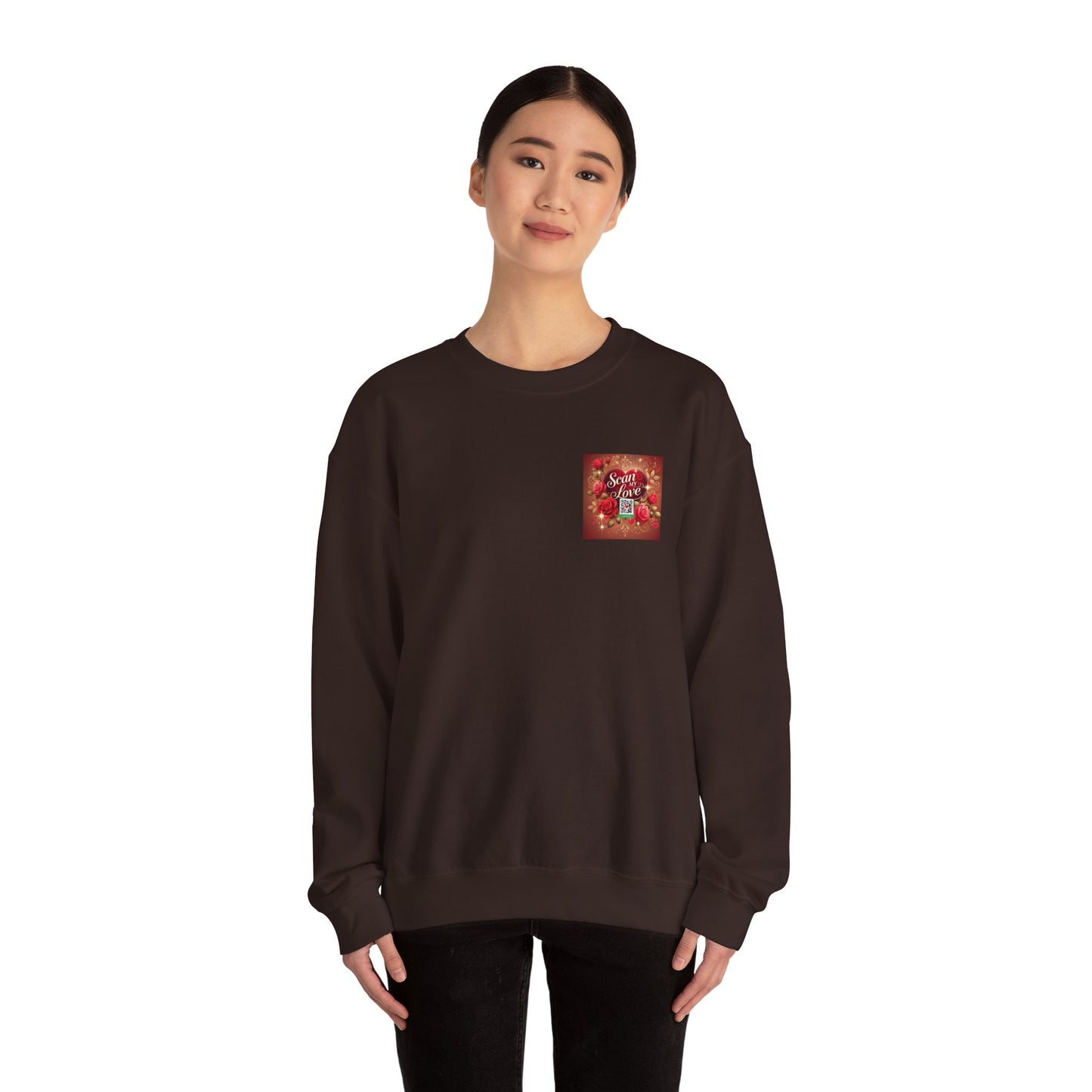 Scan My Love - Unisex Heavy Blend™ Crewneck Sweatshirt