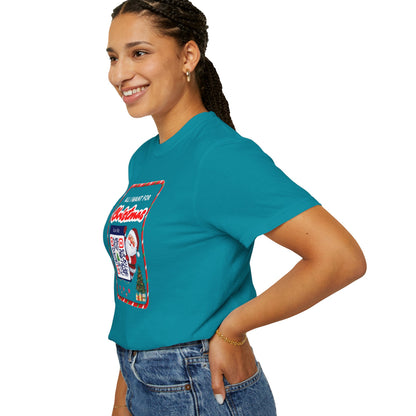 Unisex Christmas Spirit Garment-Dyed Shirt