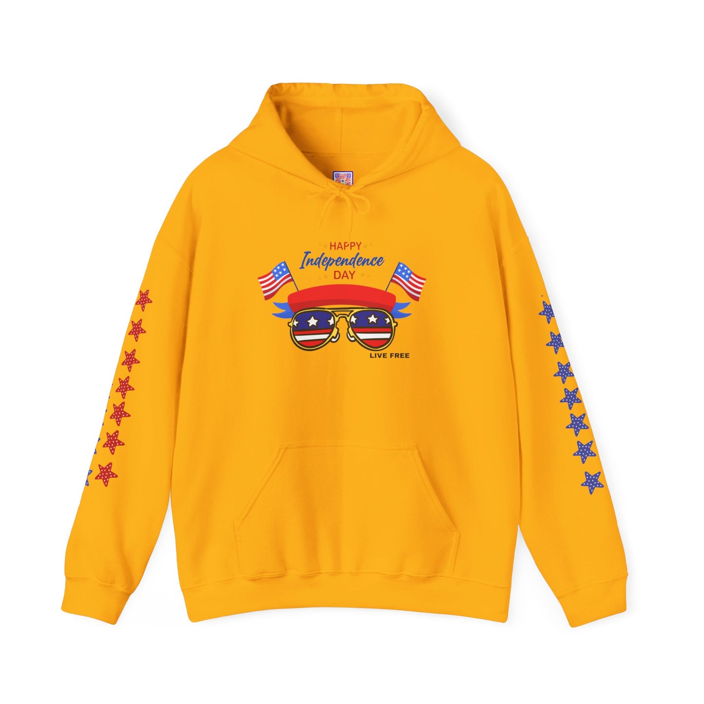 United & Unstoppable – 4th of July QR Hoodie