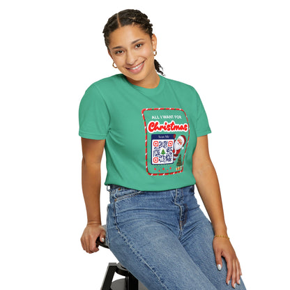 Unisex Christmas Spirit Garment-Dyed Shirt