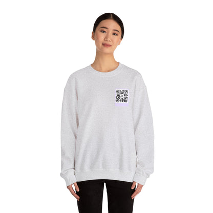 Scannable 'Someone Loves You' QR Crewneck Sweatshirt