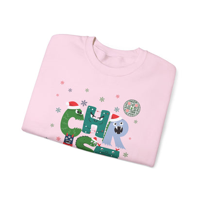 QR-Enabled Festive Crewneck Sweatshirt