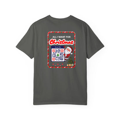 Unisex Christmas Spirit Garment-Dyed Shirt