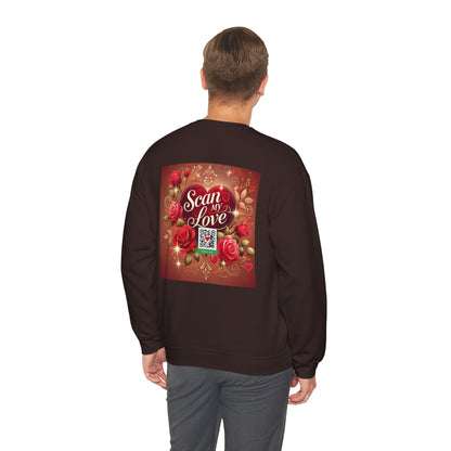 Scan My Love - Unisex Heavy Blend™ Crewneck Sweatshirt