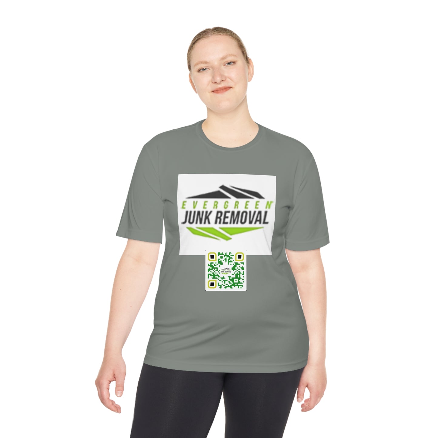 QR Custom "Evergreen" Unisex Moisture Wicking Tee