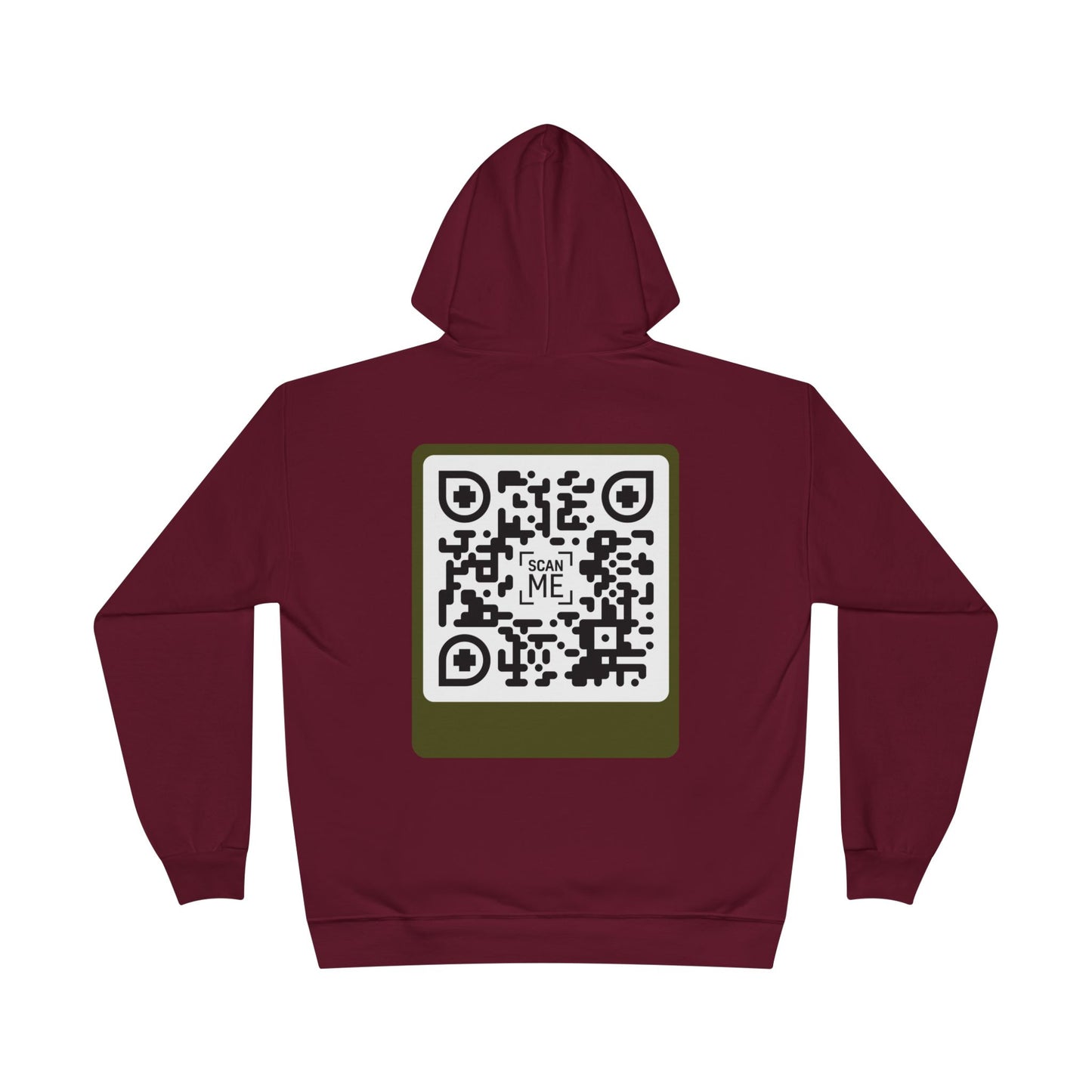 Scannable 'Smile' QR Code Hoodie