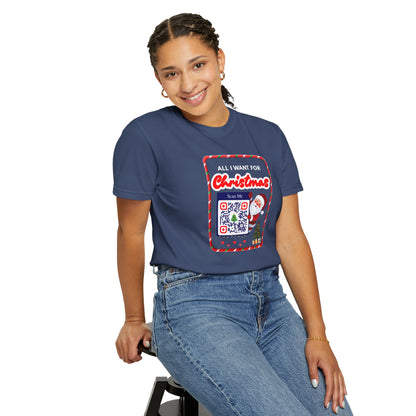 Unisex Christmas Spirit Garment-Dyed Shirt