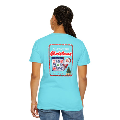 Unisex Christmas Spirit Garment-Dyed Shirt
