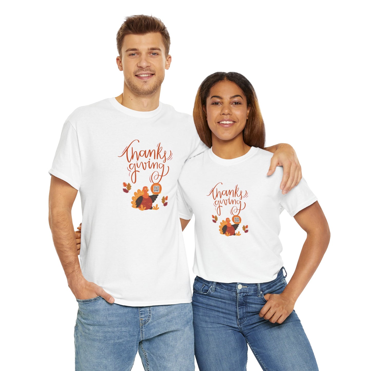 Autumn Gratitude QR Tee