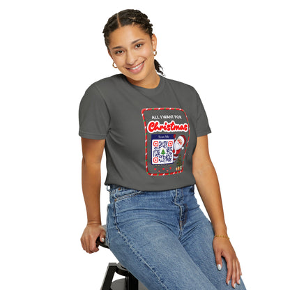 Unisex Christmas Spirit Garment-Dyed Shirt